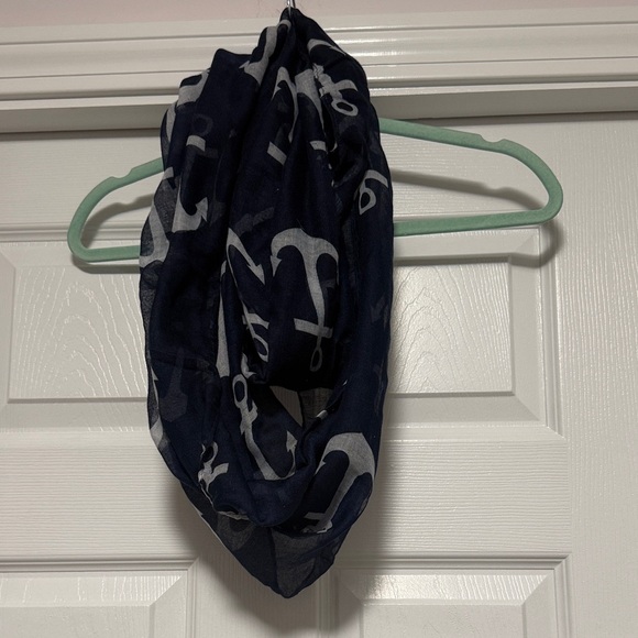 Target Accessories - Target Navy and White Anchor Infinity Scarf